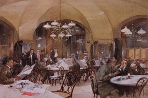 Café Griensteidl, Vienne, 1890 - Reinhold Volkel